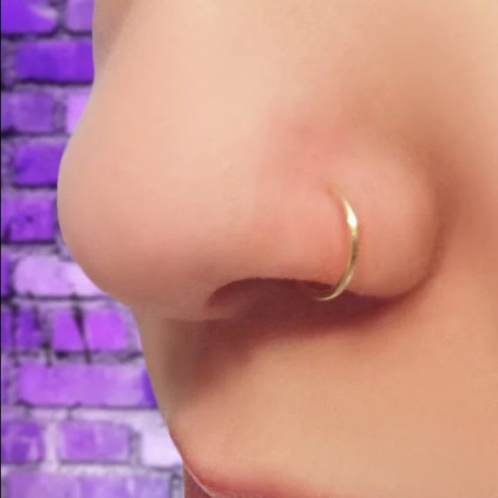 Handmade Nose Ring Hoop